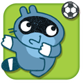 Pango plays soccer