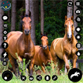 Wild Horse Family Riding Game