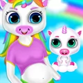 Unicorn newborn babysitter