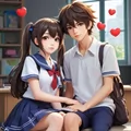 Anime High School Love Games