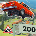 Beam Drive Ramp Jump Car Crash