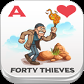 Forty Thieves Solitaire Hearts Spades Patience