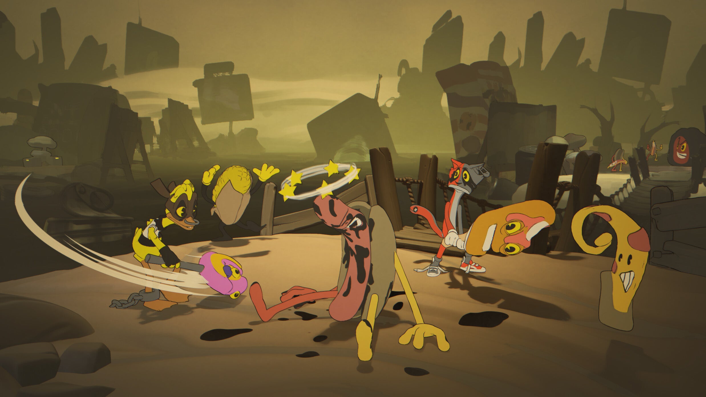 Bendy 1930s-styled roguelite Into the Unwell looks for laughs within its misery