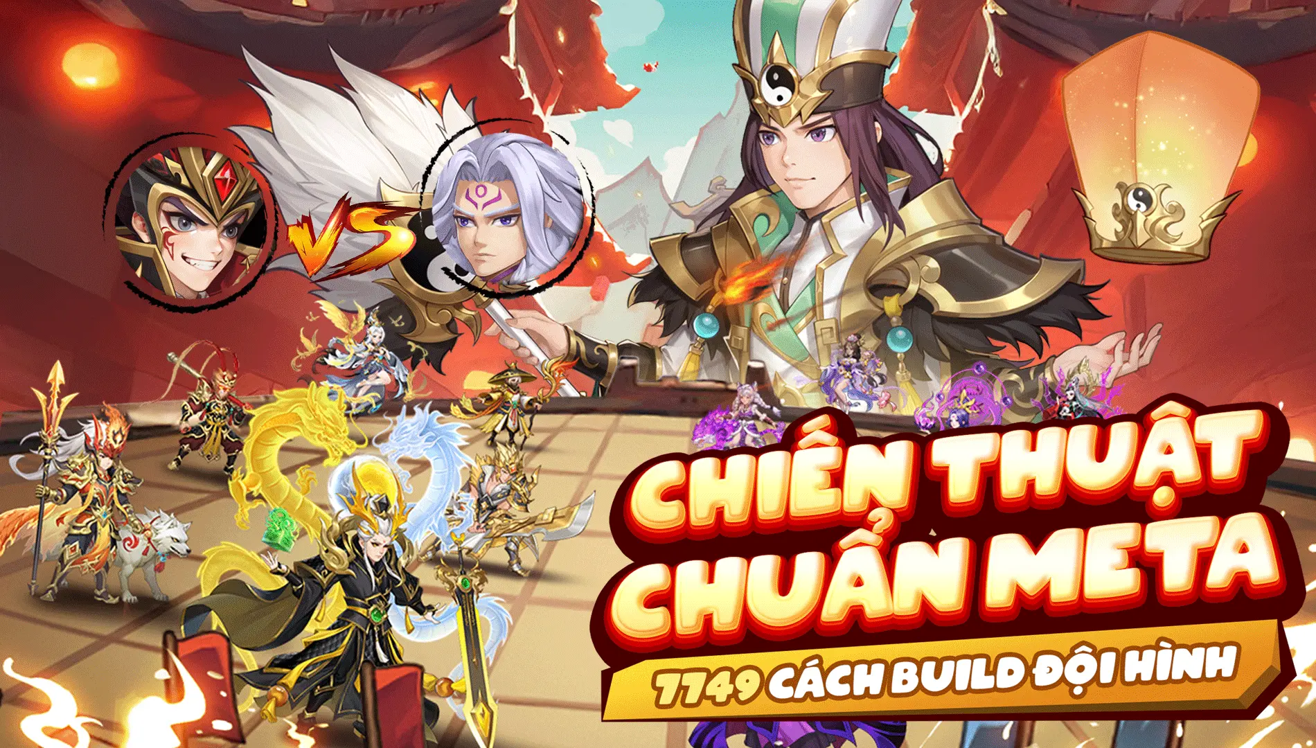 Bí kíp xây dựng đội hình khi chơi Mê Ta Tam Quốc – Vplay trên PC với