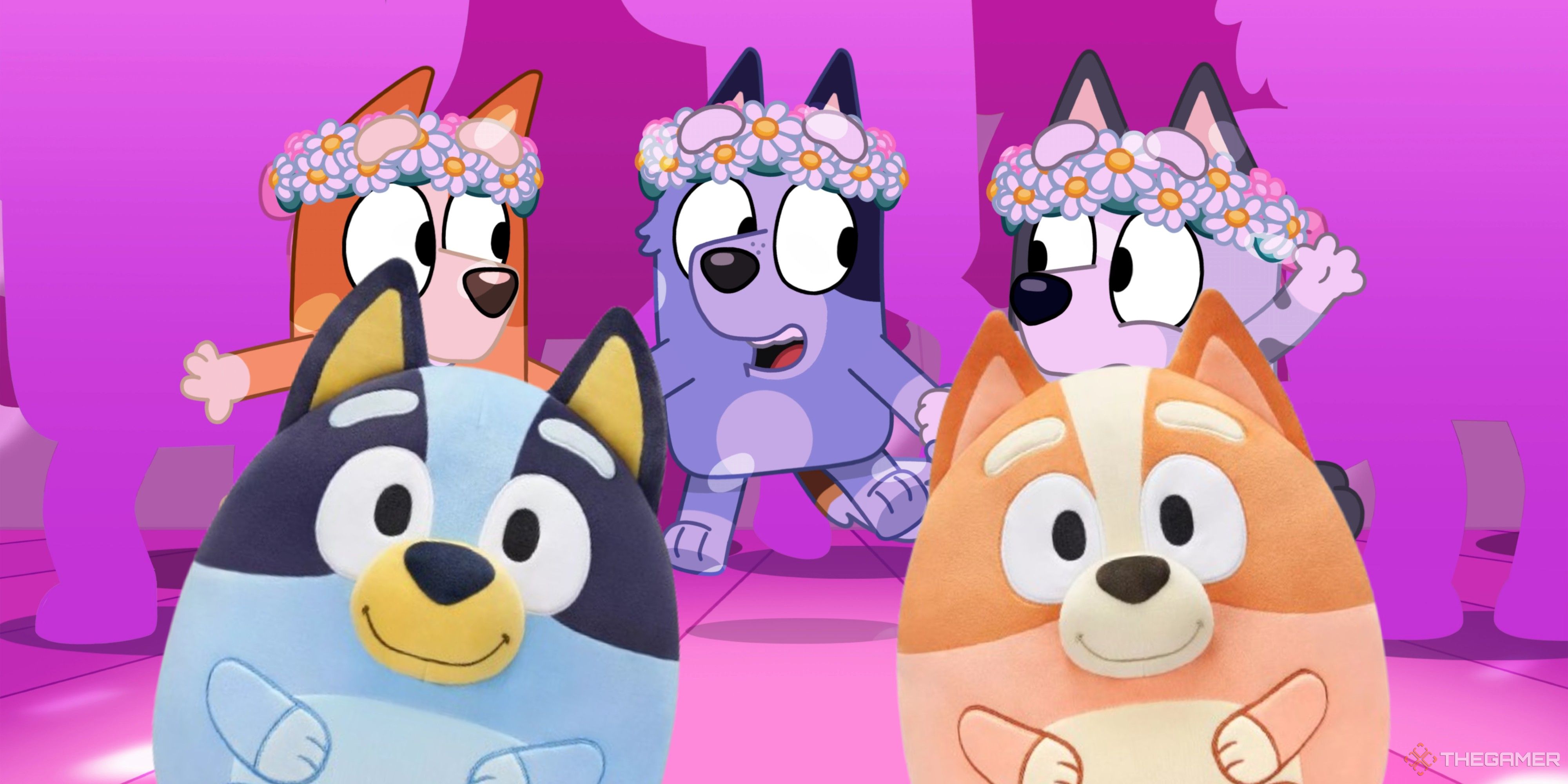 Bluey and Bingo finally have their own Squishmallows, for real life