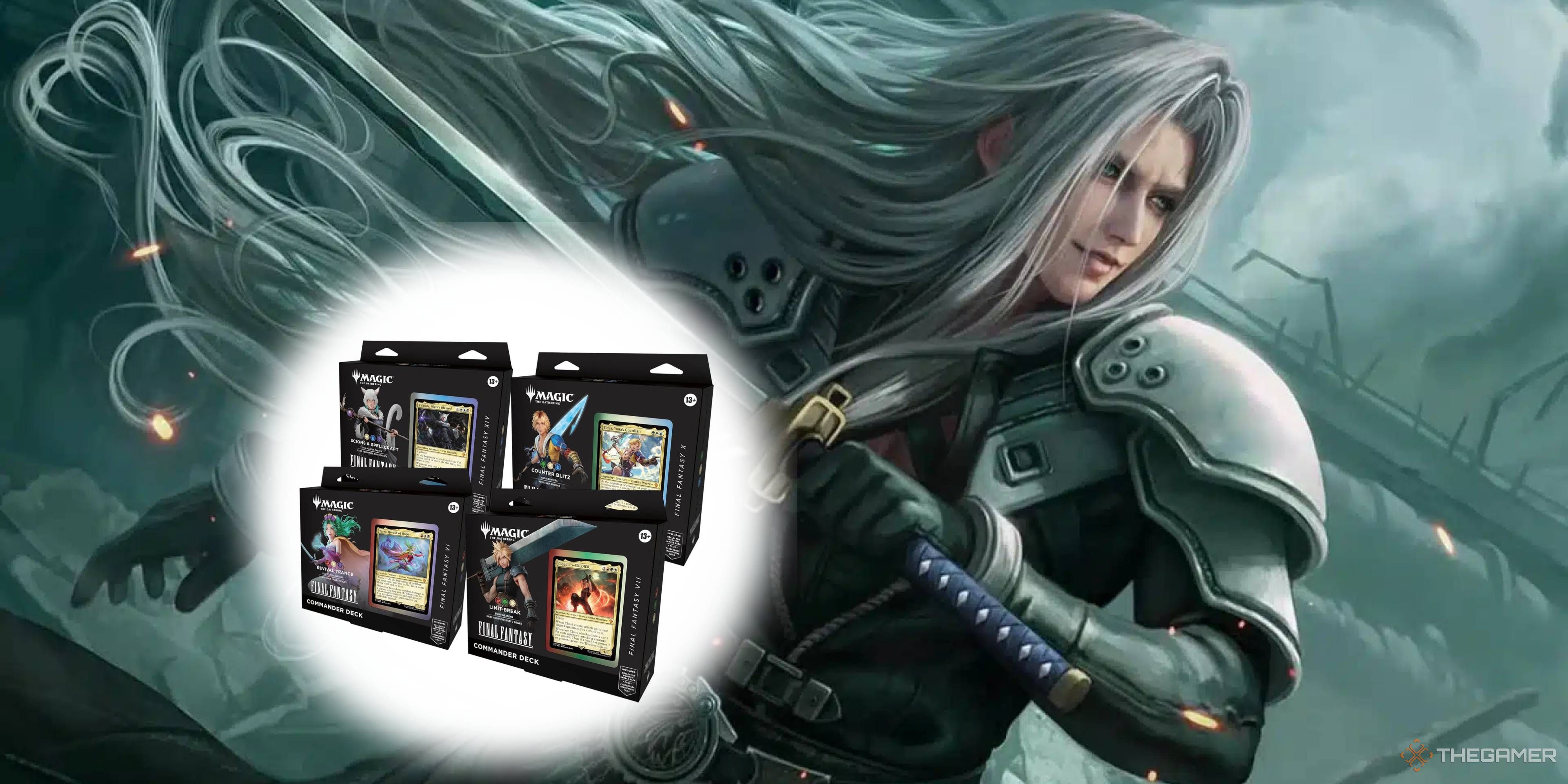 MTG's Final Fantasy Commander Decks Are Less Than $50 Each If You Buy Them In This Heavily Discounted Bundle
