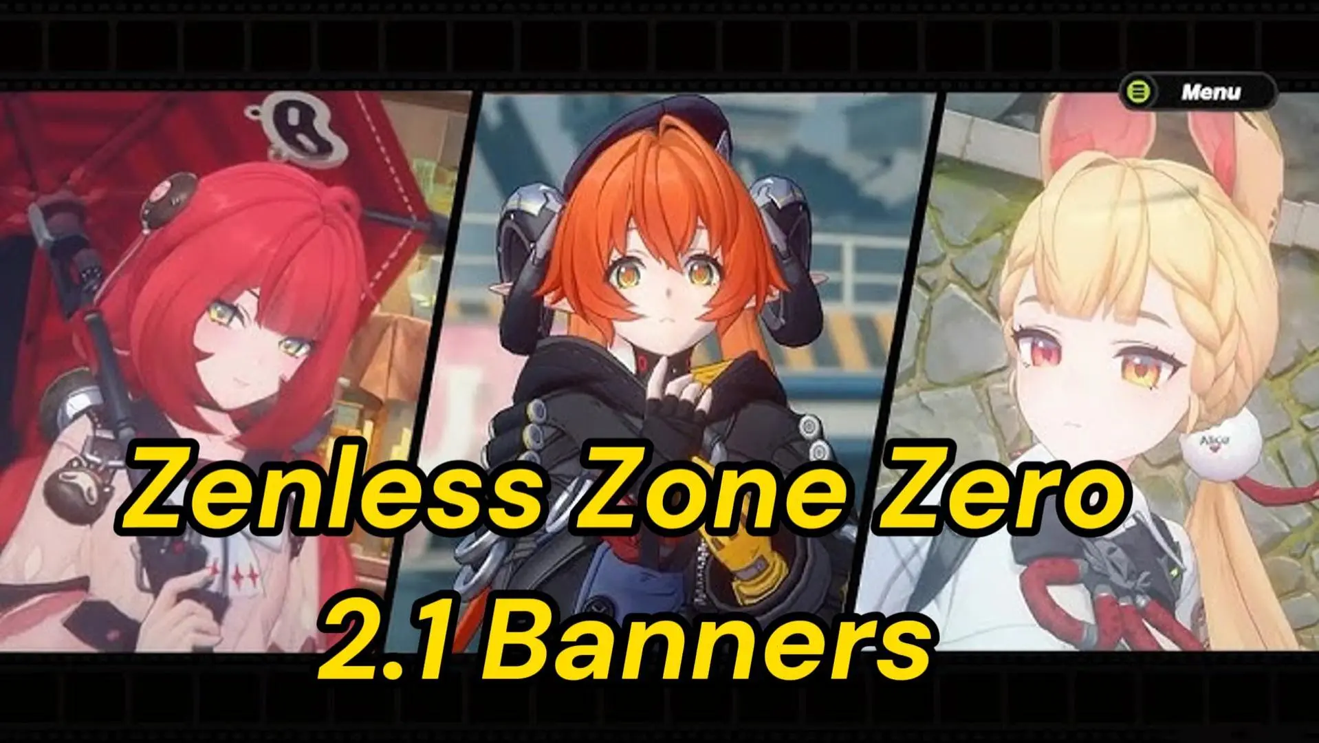 ZZZ 2.1 Banner Revealed! New Characters Yuzuha, Alice & Miyabi Rerun!