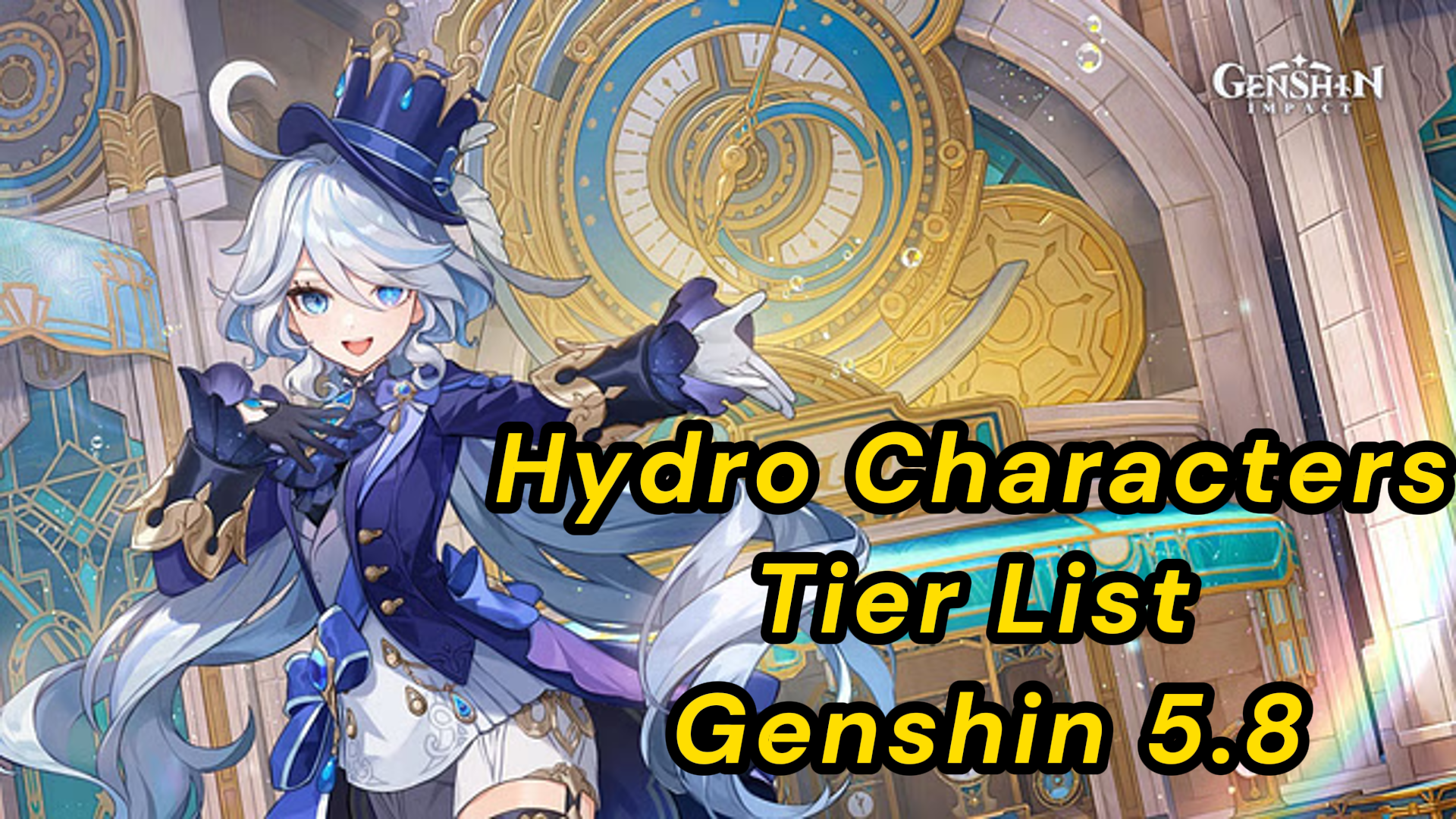 Hydro Characters Tier List | Genshin 5.8