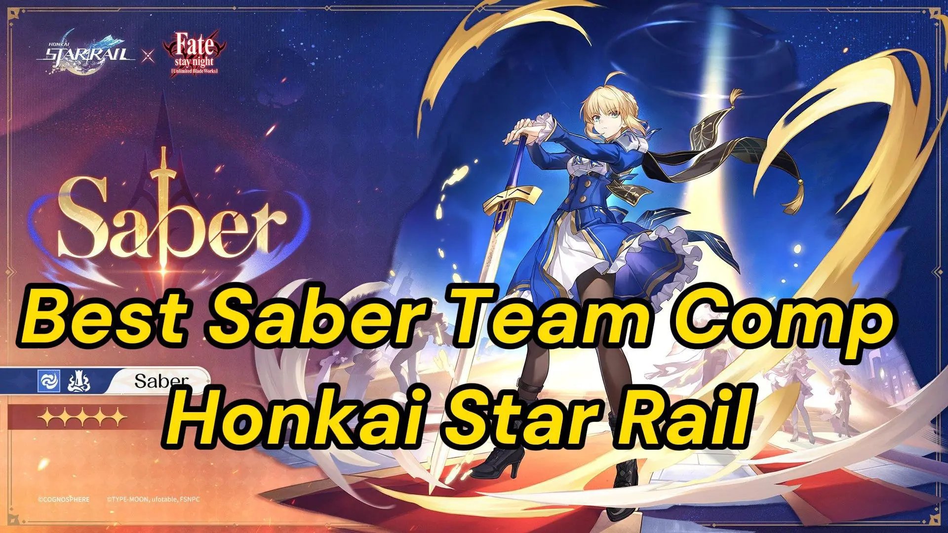 Best Saber Team Comps in Honkai Star Rail