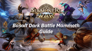 Summoners War Basalt Dark Battle Mammoth