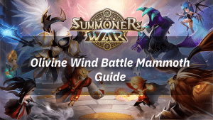 Summoners War Olivine Wind Battle Mammoth