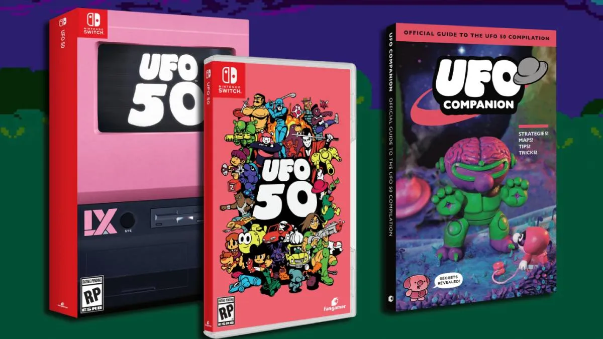 UFO 50 Deluxe Edition for Switch Comes with a Comprehensive Guide
